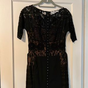 Beguile by Byron Lars, black, size 4